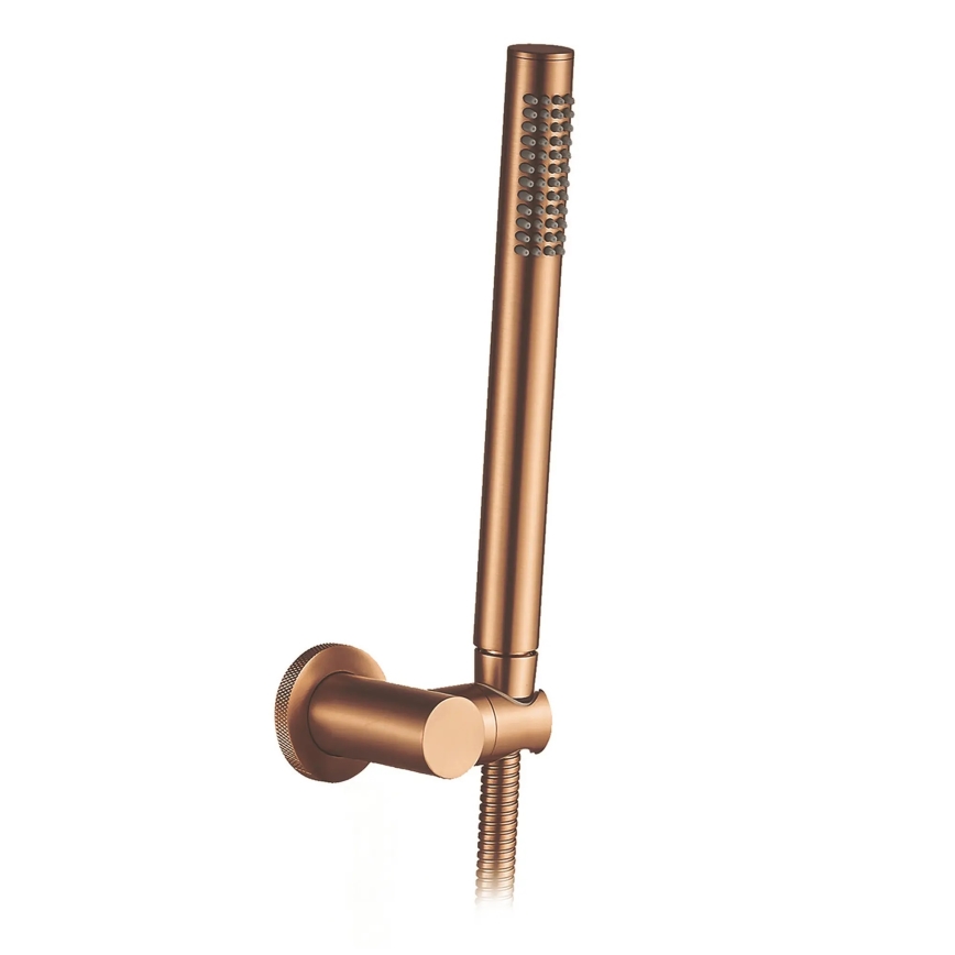 REA-B4567 - Conjunto para banheira LUNGO, acabamento em cobre escovado