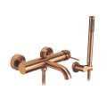 REA-B4567 - Conjunto para banheira LUNGO em cobre escovado