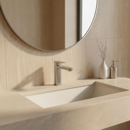 REA-B4589 - Misturador de lavatório ARLO 17 cm níquel