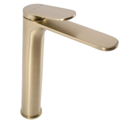 REA-B4895 - Torneira de lavatório MARCO 27,5 cm, acabamento dourado escovado