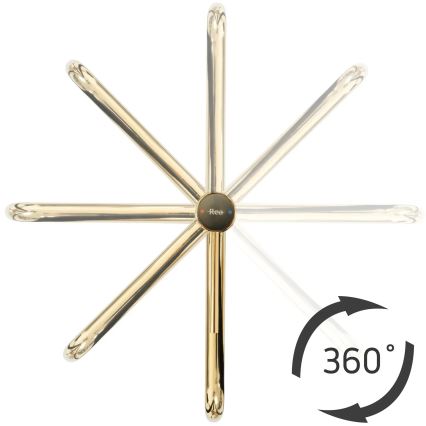 REA-B5002 - Torneira de lavatório LUGANO 34 cm dourada
