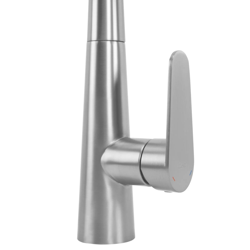 REA-B5314 - Torneira de cozinha ROSS 43 cm com ducha extraível, acabamento em níquel