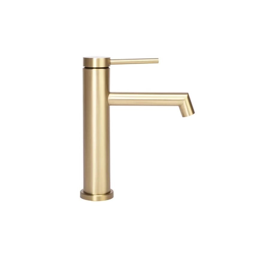 REA-B5316 - Misturadora para lavatório FOSS 20,5 cm, dourado escovado