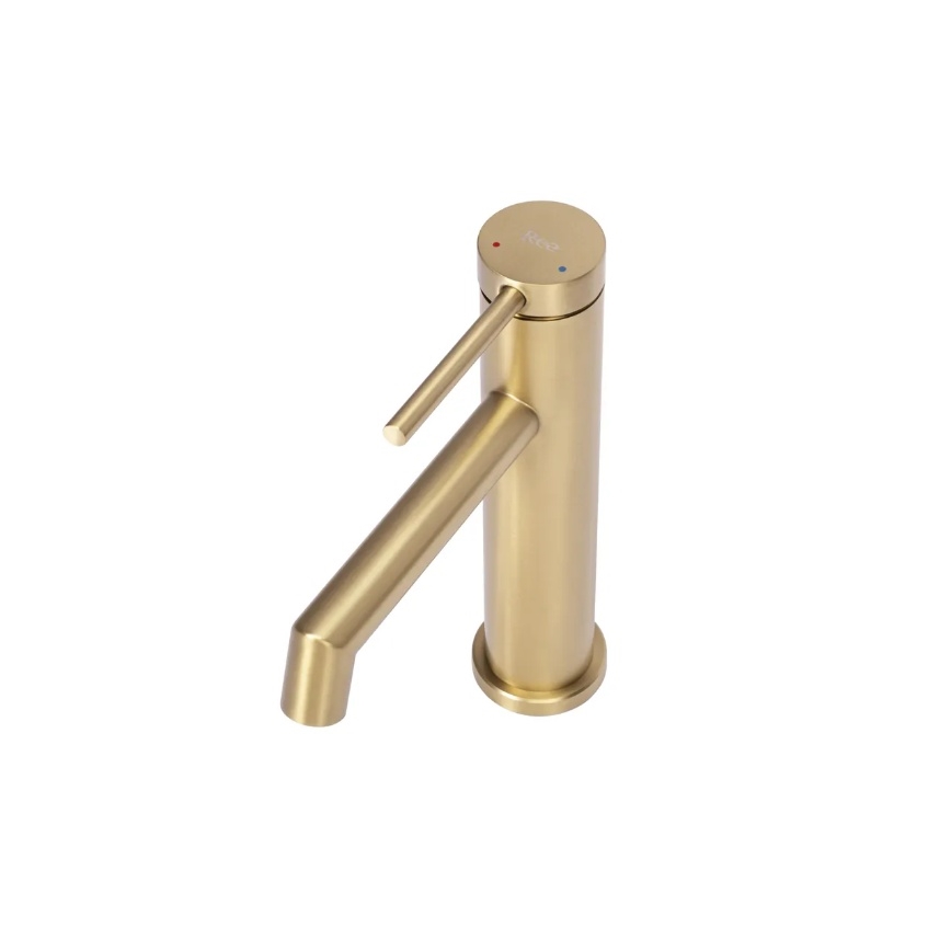 REA-B5316 - Misturadora para lavatório FOSS 20,5 cm, dourado escovado