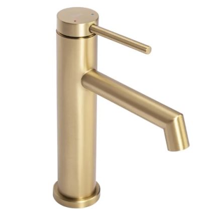 REA-B5316 - Misturadora para lavatório FOSS 20,5 cm, dourado escovado
