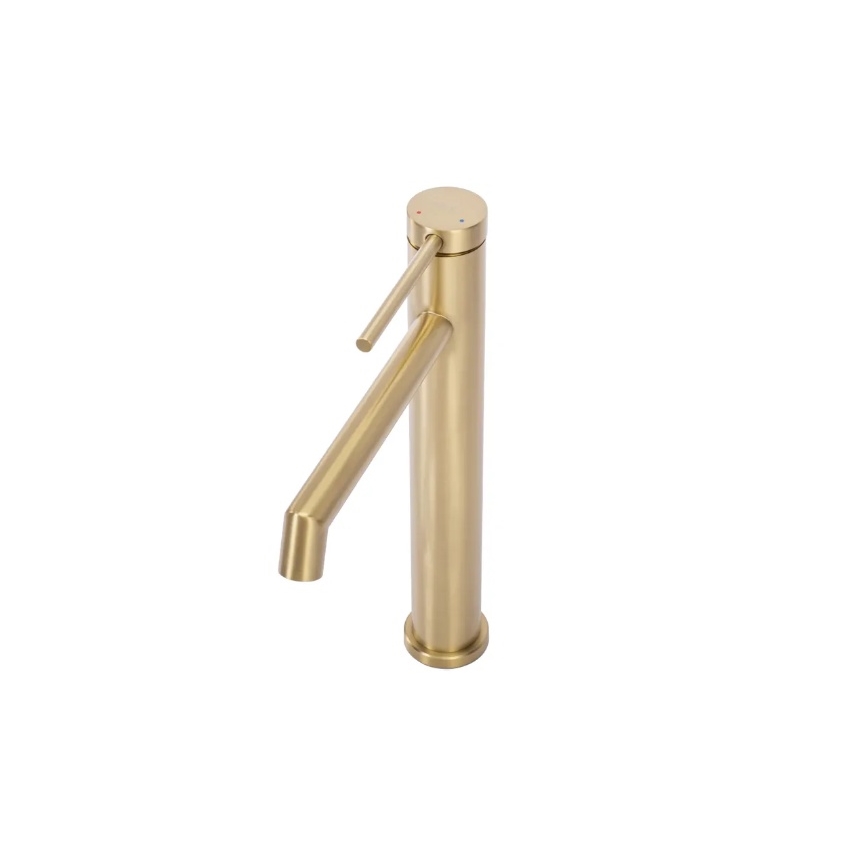 REA-B5319 - Misturador para lavatório FOSS 29,5 cm, acabamento dourado escovado