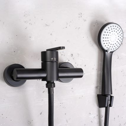REA-B5500 - Conjunto de duche com misturador ONTARIO preto