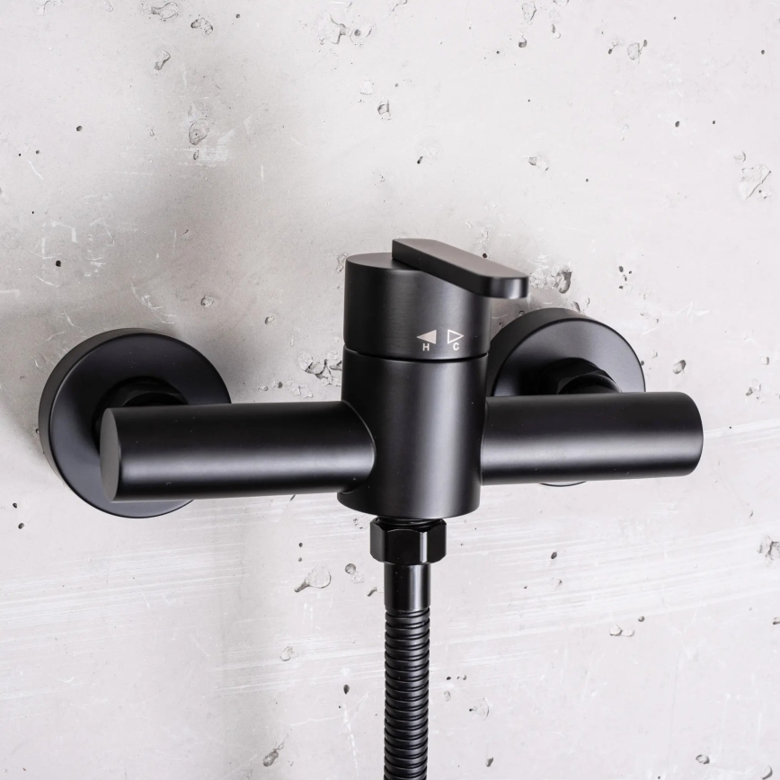 REA-B5500 - Conjunto de duche com misturador ONTARIO preto