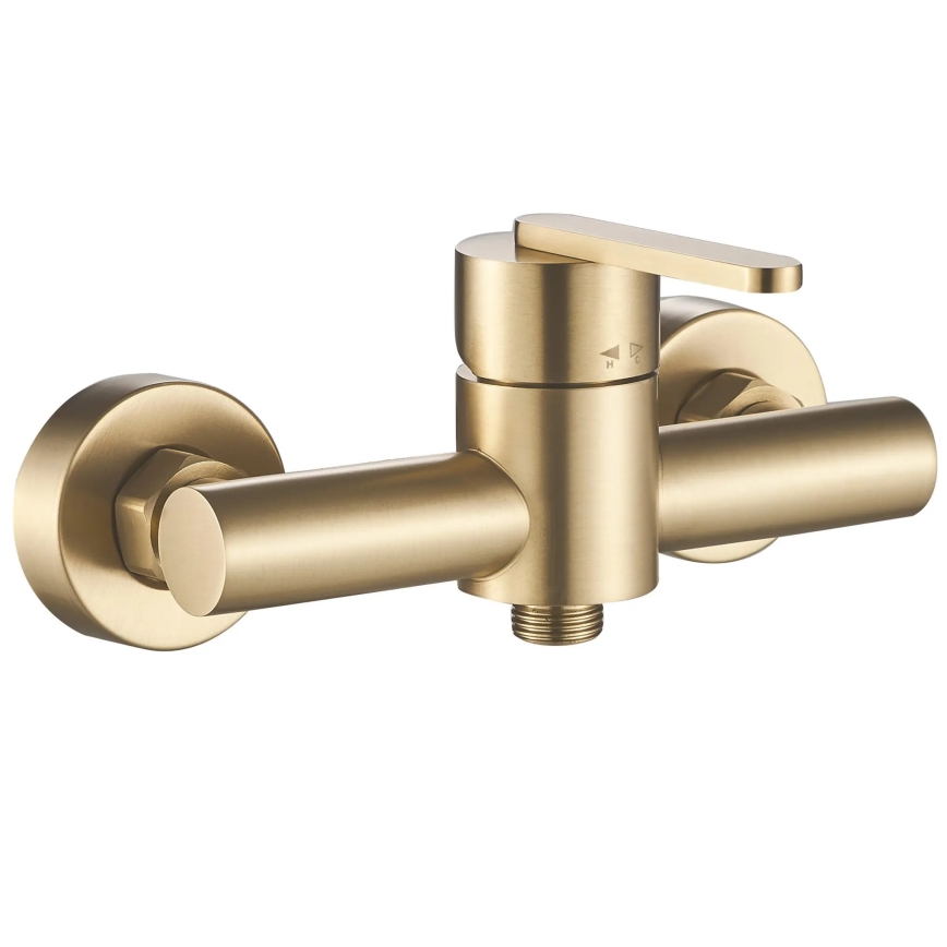 REA-B5501 - Conjunto de duche com misturador ONTARIO, acabamento dourado escovado