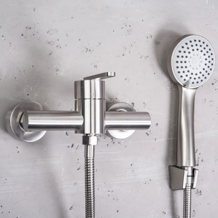 REA-B5502 - Conjunto de duche com misturador ONTARIO, níquel
