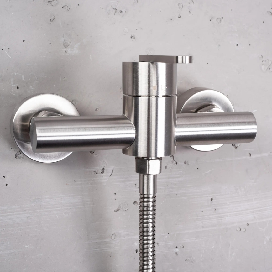 REA-B5502 - Conjunto de duche com misturador ONTARIO, níquel