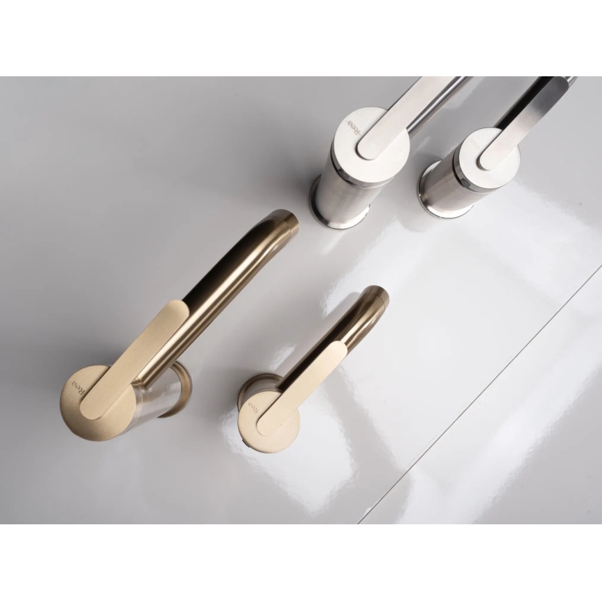 REA-B5509 - Torneira de lavatório ONTARIO 30 cm dourada escovada