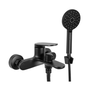 REA-B5941 - Conjunto para banheira MARCO preto fosco