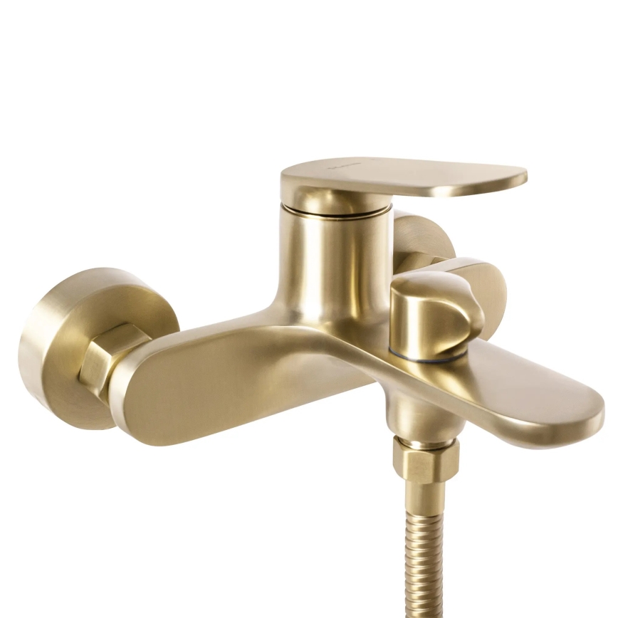 REA-B5942 - Conjunto de banheira MARCO em acabamento dourado escovado
