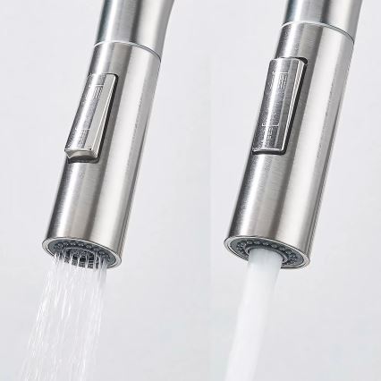 REA-B6330 - Misturador de cozinha com ducha extraível FRESH 45 cm níquel