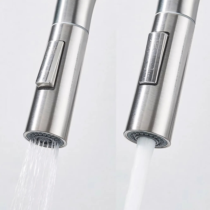 REA-B6330 - Misturador de cozinha com ducha extraível FRESH 45 cm níquel