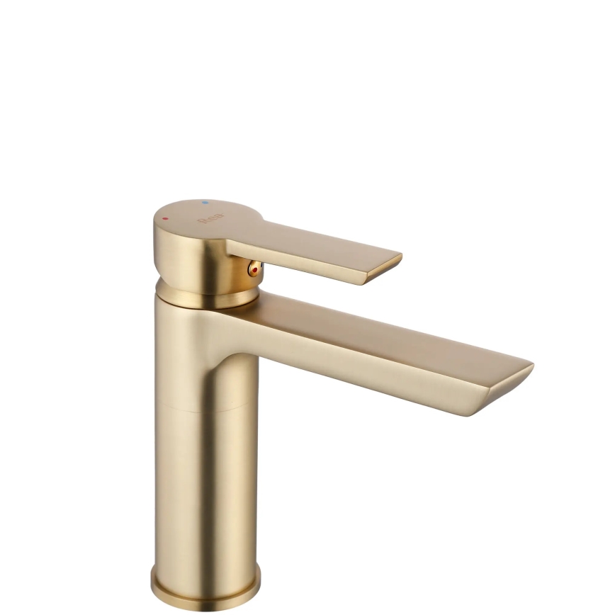 REA-B6410 - Misturadora de lavatório ARGUS 16 cm, dourada escovada
