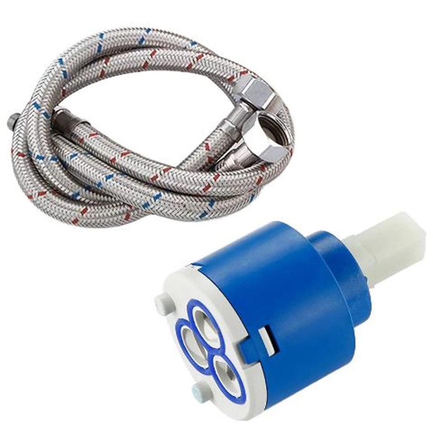REA-B6410 - Misturadora de lavatório ARGUS 16 cm, dourada escovada