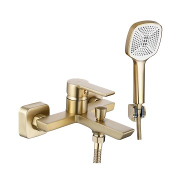REA-B6414 - Conjunto de banheira ARGUS dourado escovado