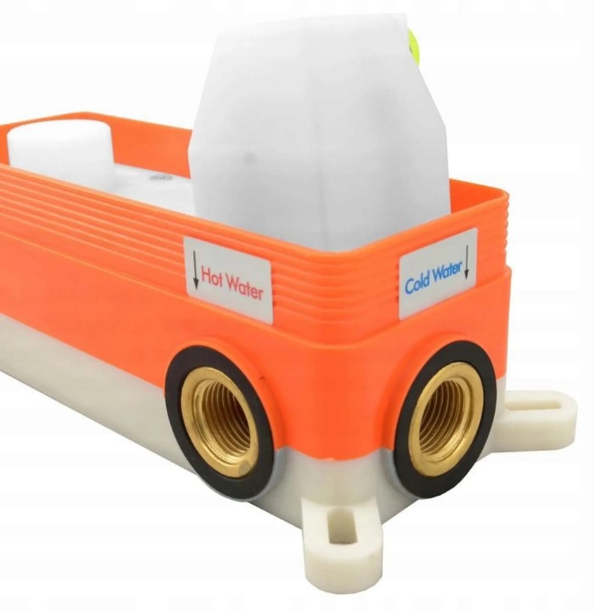 REA-B6440 - Conjunto para banheira com misturadora de encastre LUNGO branco mate