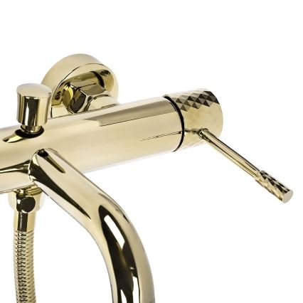 REA-B6448 - Conjunto de banheira LUNGO DIAMOND dourado