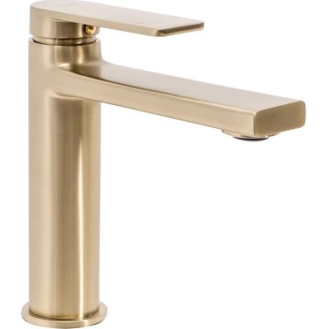REA-B6555 - Misturadora de lavatório VERSO 16,5 cm dourada escovada