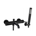 REA-B6634 - Conjunto para banheira LUNGO preto mate