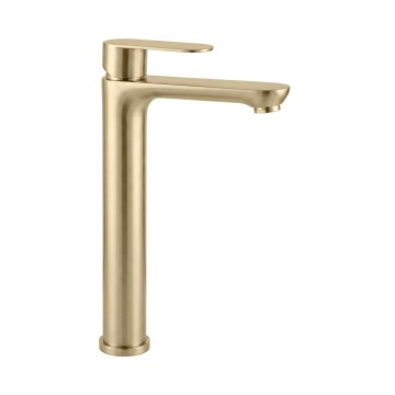 REA-B6671 - Torneira de lavatório LOGAN 29,5 cm dourada escovada