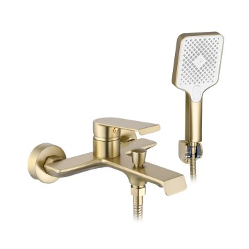 REA-B7100 - Conjunto para banheira HASS, acabamento dourado escovado