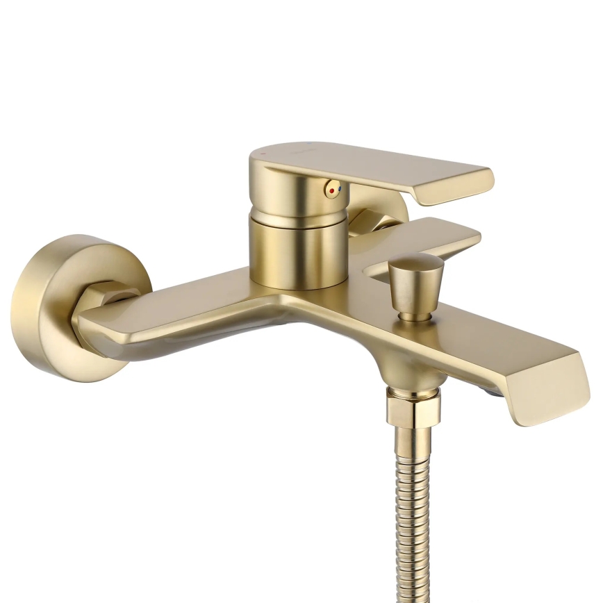 REA-B7100 - Conjunto para banheira HASS, acabamento dourado escovado