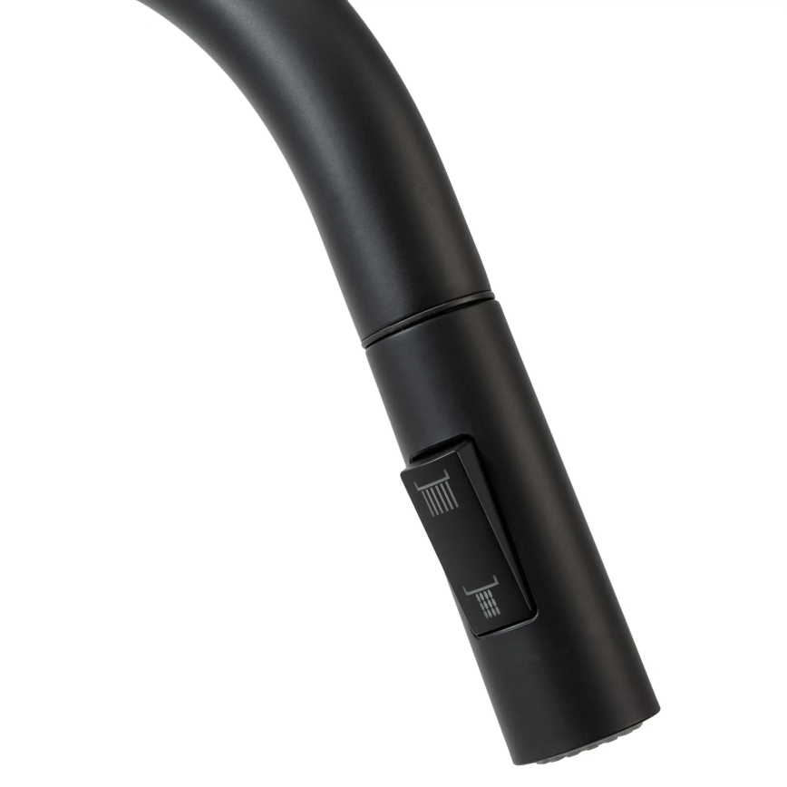 REA-B7564 - Torneira de cozinha com bica extraível e filtração ECO FRESH 37,5 cm preto mate