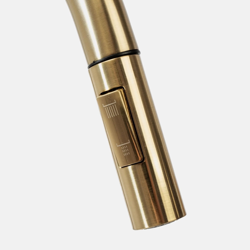 REA-B7596 - Torneira de cozinha com bica extraível e sistema de filtragem ECO FRESH, 37,5 cm, dourado escovado