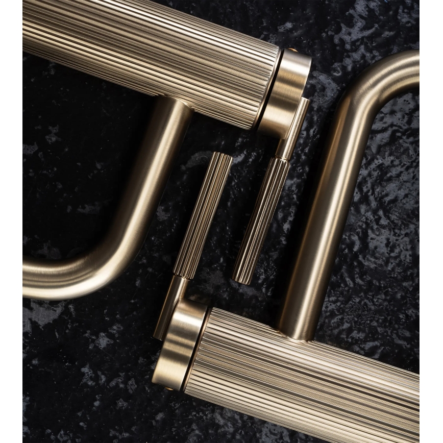 REA-B7802 - Misturador para lavatório ARGON 29,5 cm, dourado escovado