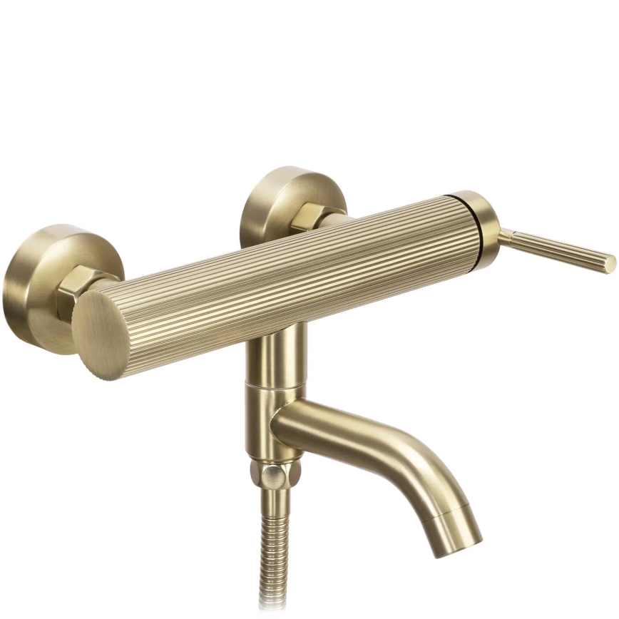 REA-B7804 - Conjunto para banheira ARGON com acabamento em ouro escovado
