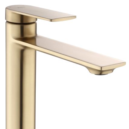 REA-B7962 - Torneira para lavatório STORM 29,5 cm dourado escovado