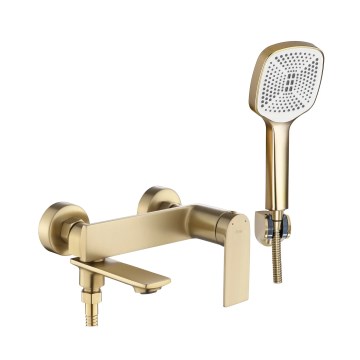 REA-B7963 - Conjunto para banheira STORM, dourado escovado