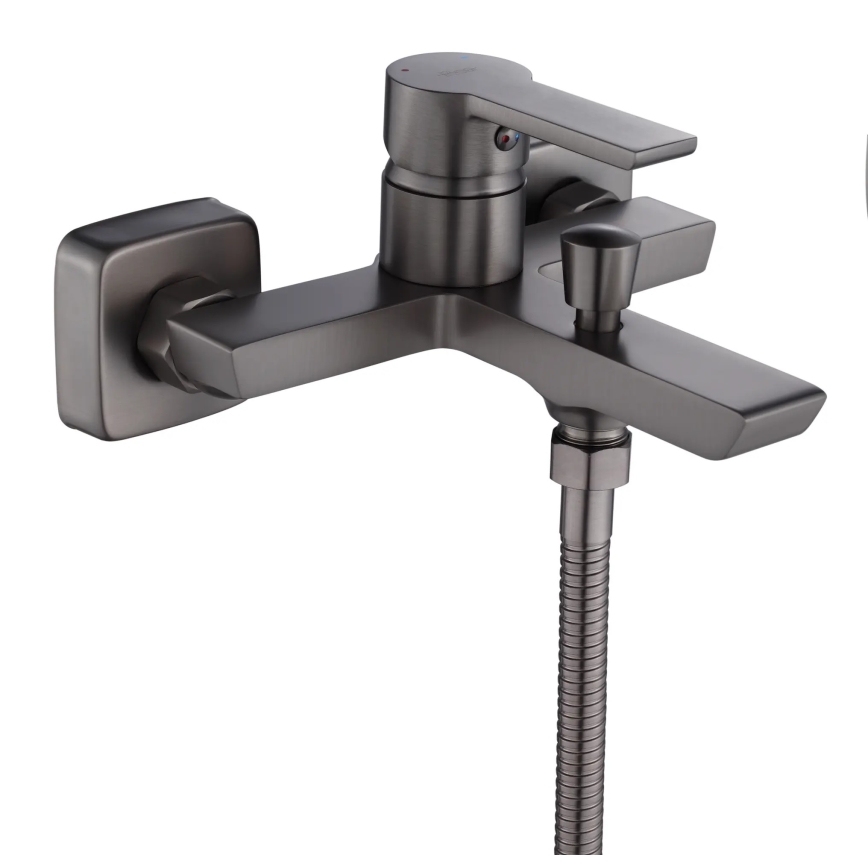 REA-B8747 - Conjunto para banheira ARGUS titânio