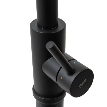 REA-B9147 - Torneira para lava-loiça com bica extraível FRESH 39,5 cm preto mate