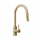 REA-B9842 - Torneira de cozinha com acionamento por toque e chuveiro extraível FRESH TOUCH, 37 cm, 4xAA, dourado escovado