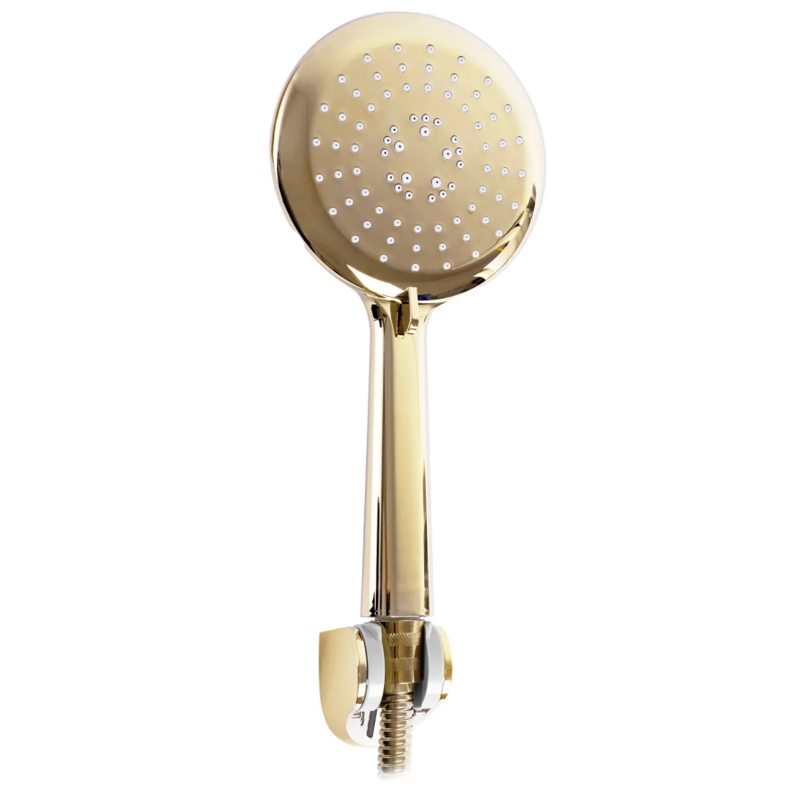 REA-B9932 - Conjunto para banheira BLOOM branco fosco/dourado