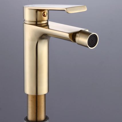 REA-B9970 - Torneira para bidé HASS 14,5 cm dourada escovada