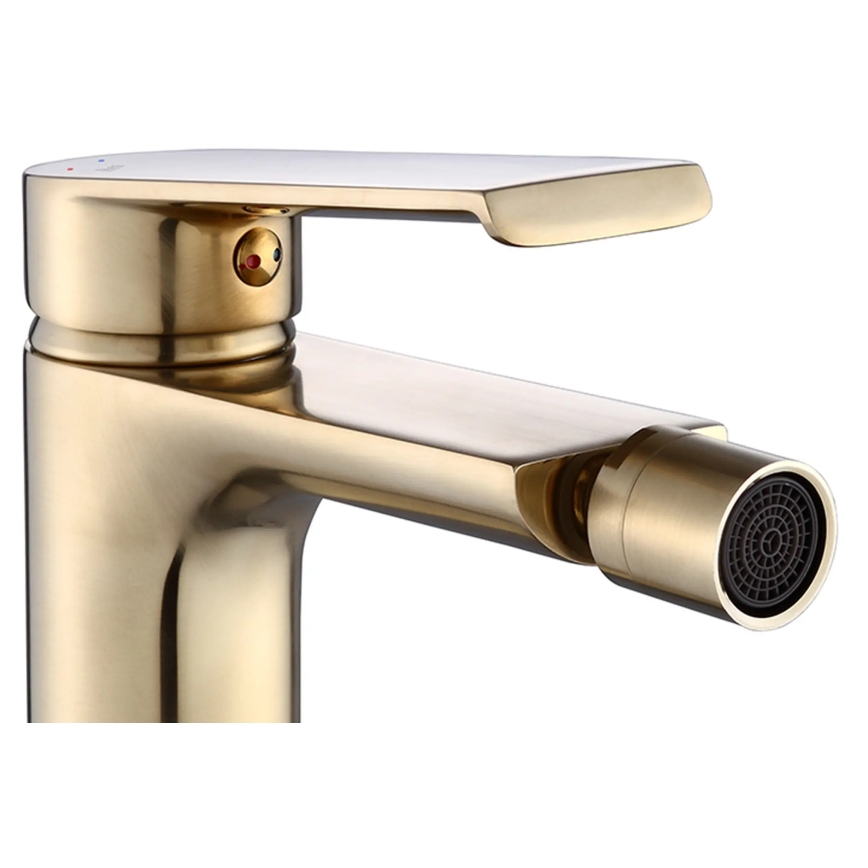 REA-B9970 - Torneira para bidé HASS 14,5 cm dourada escovada