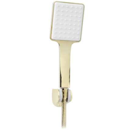 REA-B9984 - Conjunto de duche STORM com misturador, acabamento dourado