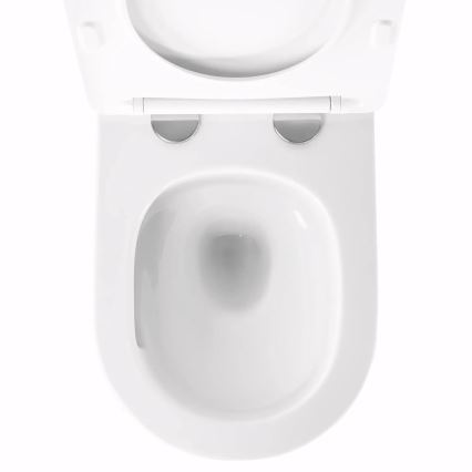 REA-C6800 - Sanita suspensa com assento TITO TORNADO RIMLESS cerâmica/branca