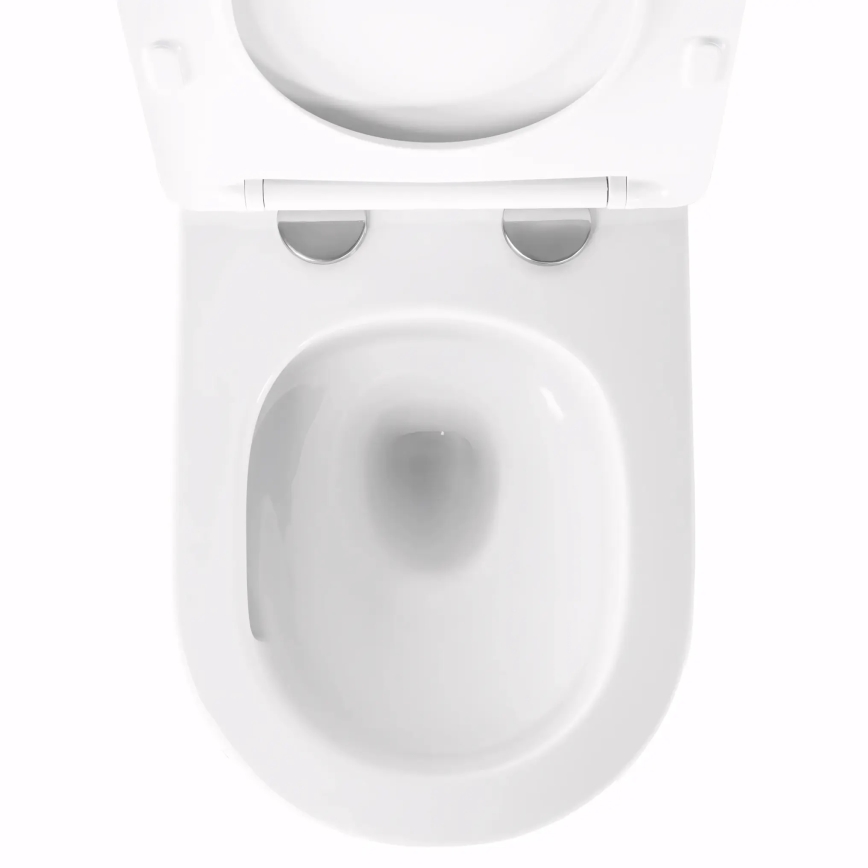 REA-C6800 - Sanita suspensa com assento TITO TORNADO RIMLESS cerâmica/branca
