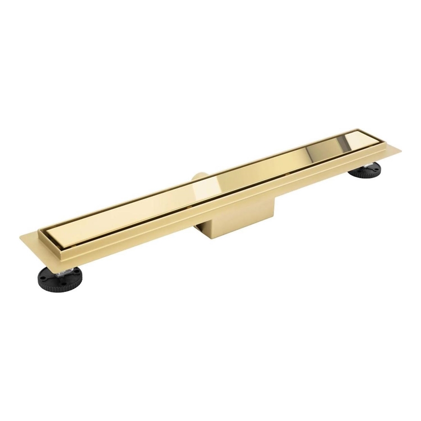 REA-G2562 - Ralo linear NEOX 70 cm, aço inoxidável/dourado