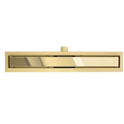 REA-G2562 - Ralo linear NEOX 70 cm, aço inoxidável/dourado