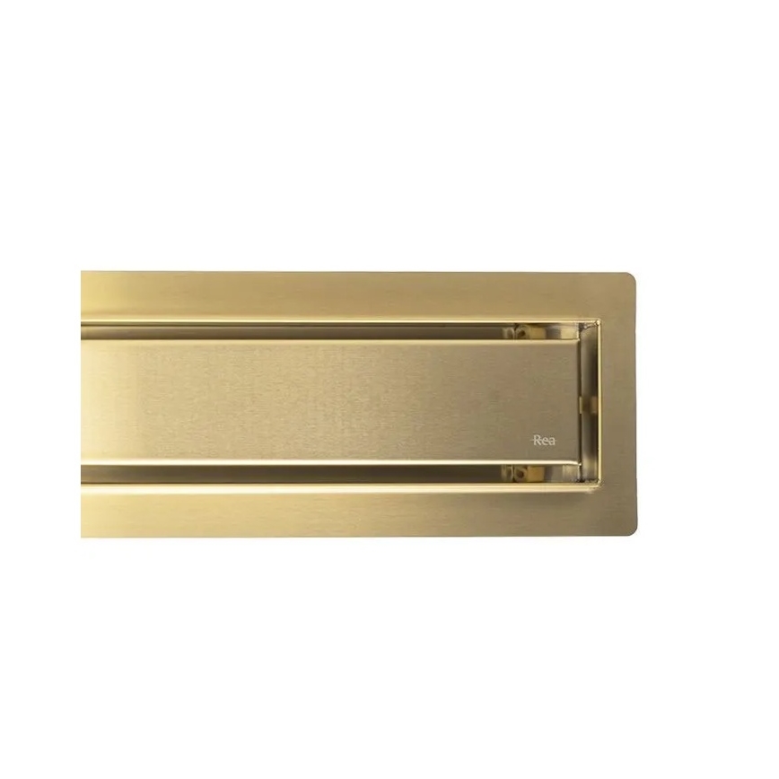 REA-G2702 - Ralo linear NEOX PRO 70 cm aço inoxidável/dourado escovado