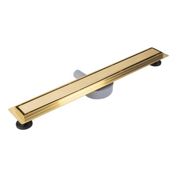 REA-G2703 - Calha de escoamento NEOX PRO 80 cm aço inoxidável/dourado escovado