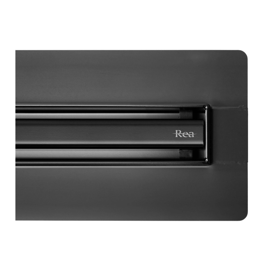 REA-G2710 - Ralo linear NEOX SLIM 80 cm aço inoxidável/preto